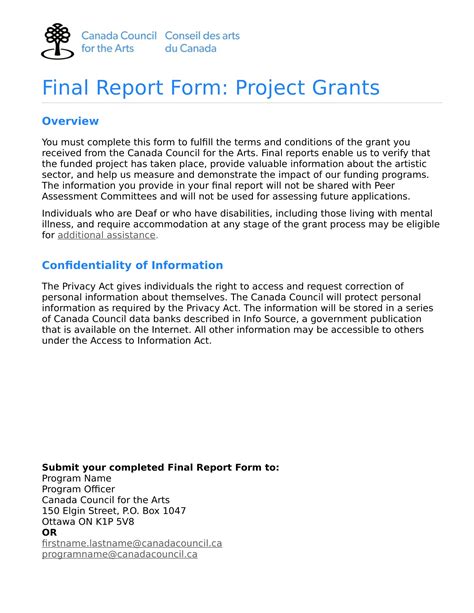 Final Report .
